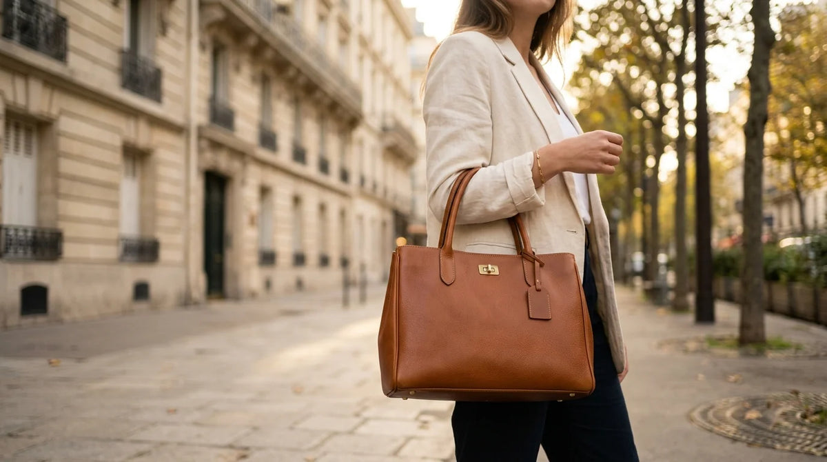 Banner Sac à Main en Cuir Femme