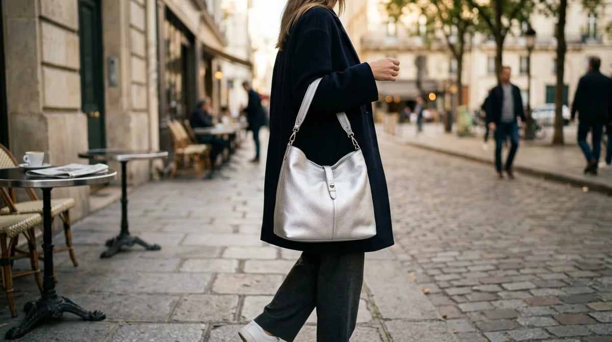 Banner Sac à Main Femme Argenté