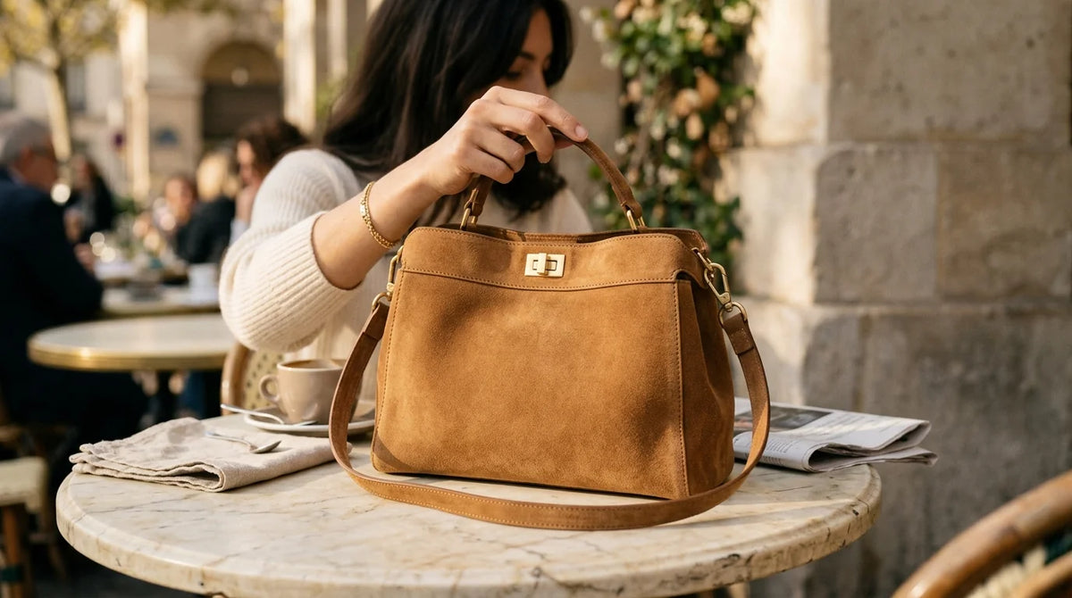 Banner Sac à Main Femme en Daim