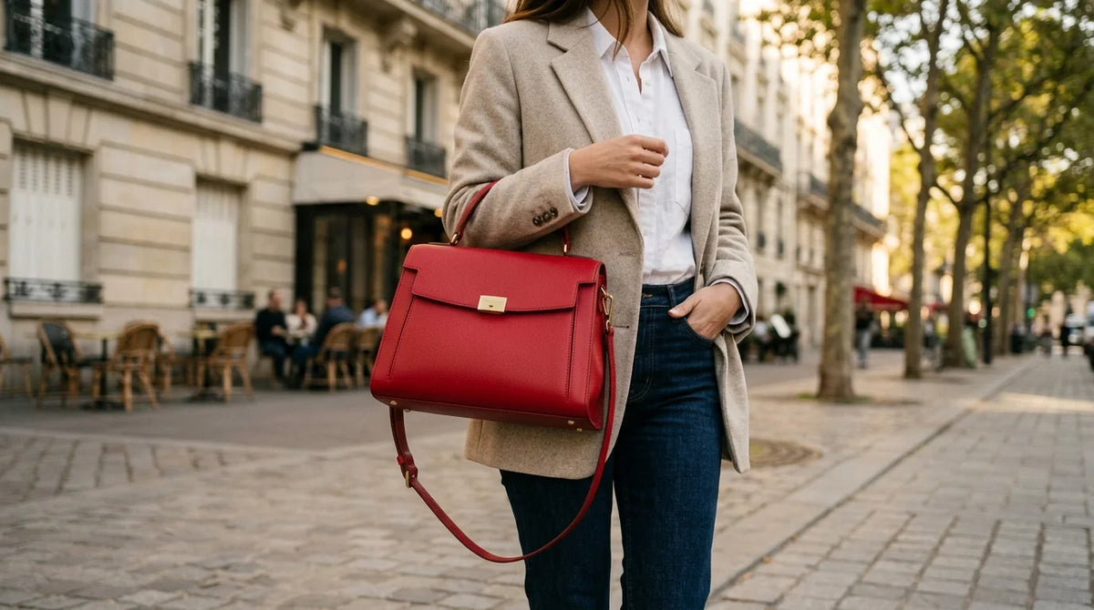 Banner Sac à Main Femme Rouge