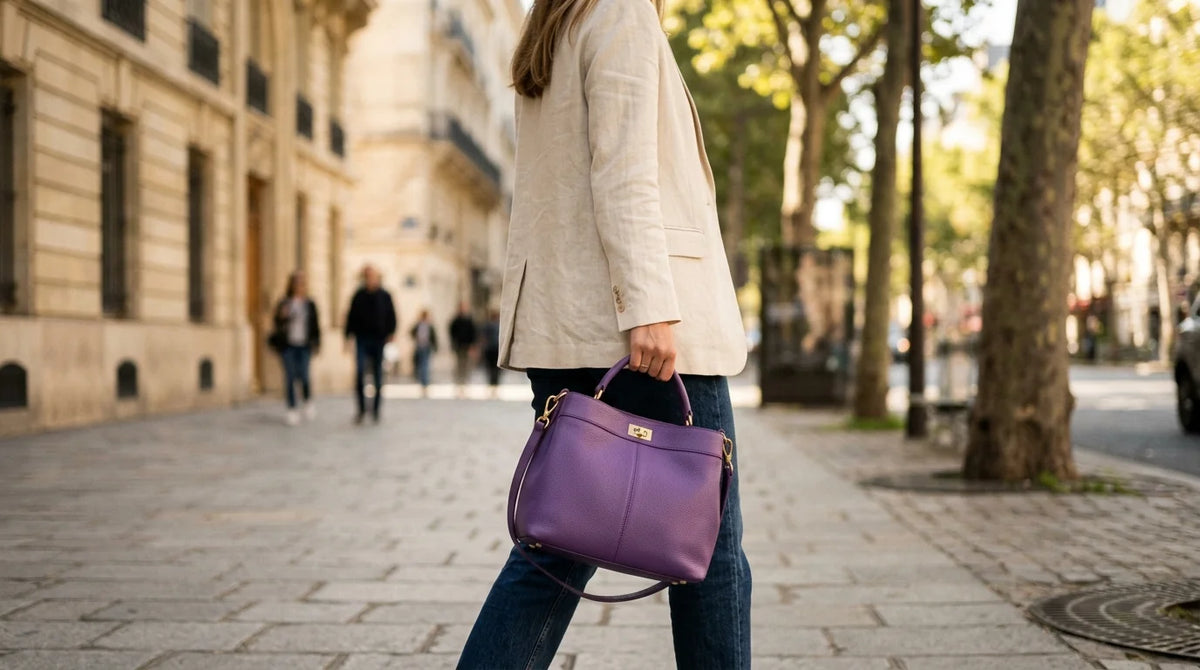 Banner Sac à Main Femme Violet