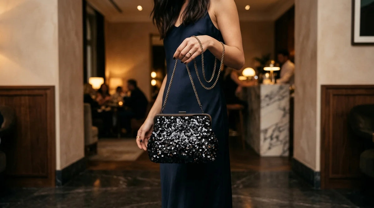 Banner Sac à Main Paillettes