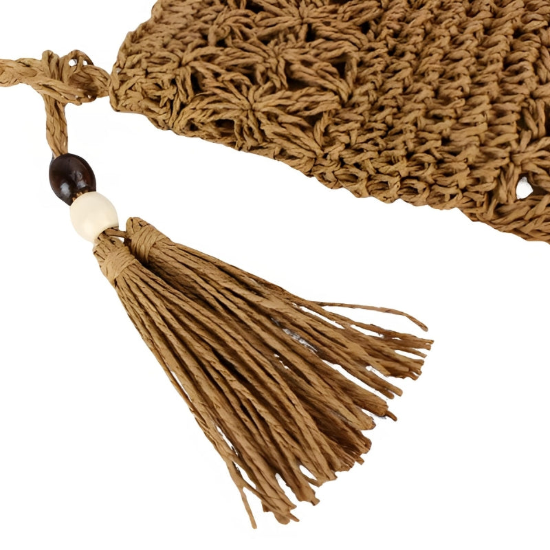 Accessoire pochette femme en paille