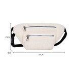 Banane féminine pratique en peluche