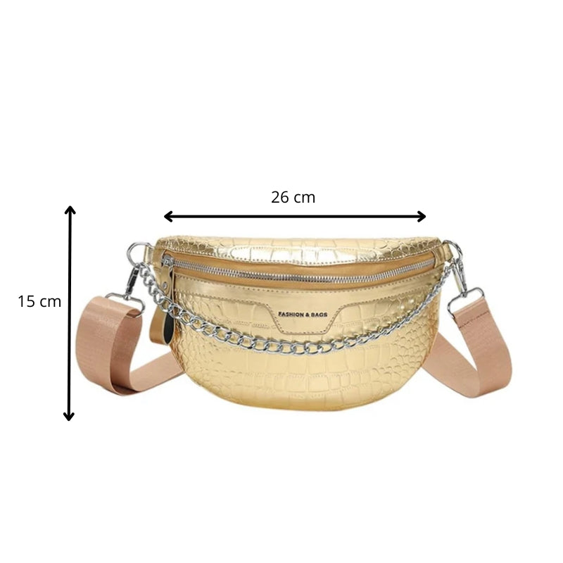 Banane métallisée destinée aux femmes