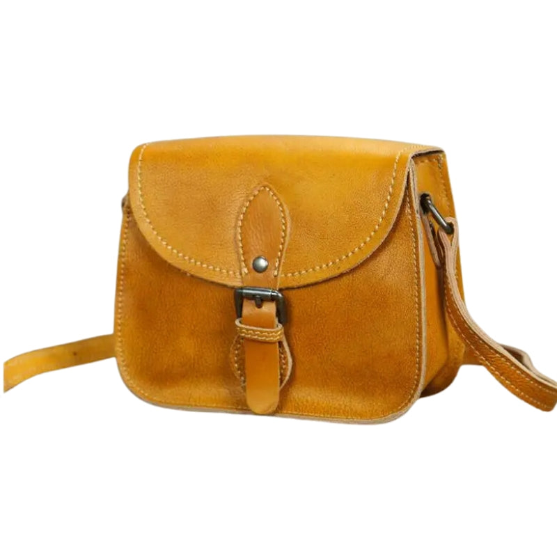 Besace en cuir pour femme à l’allure vintage