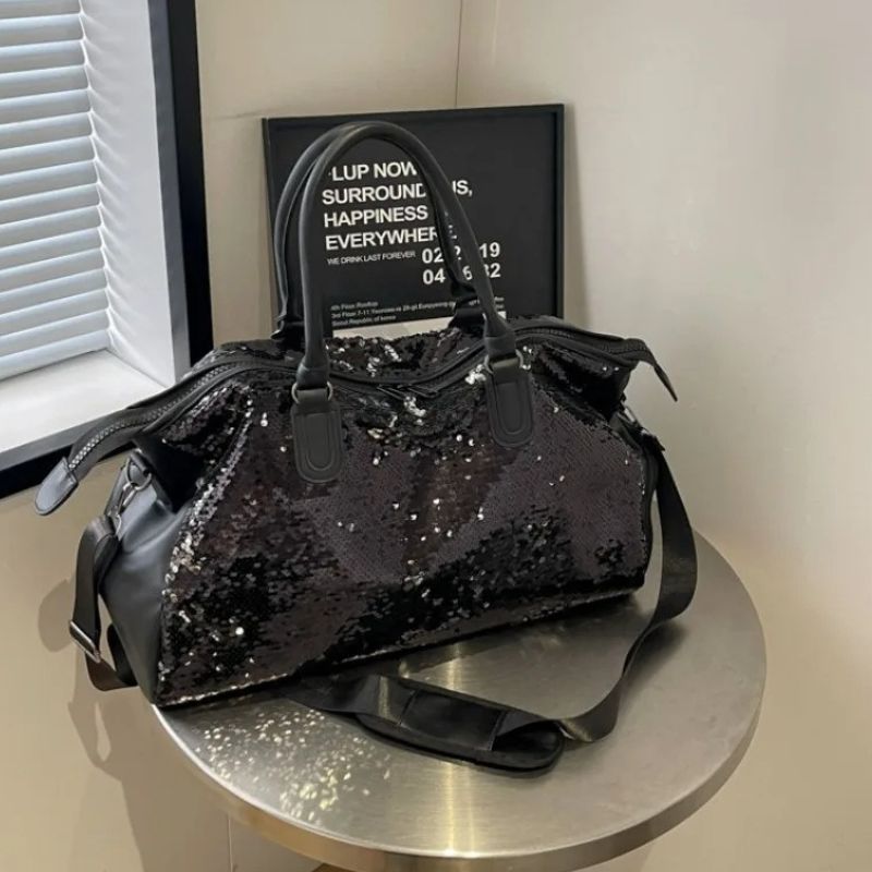 Brillant sac à main pailleté et tendance