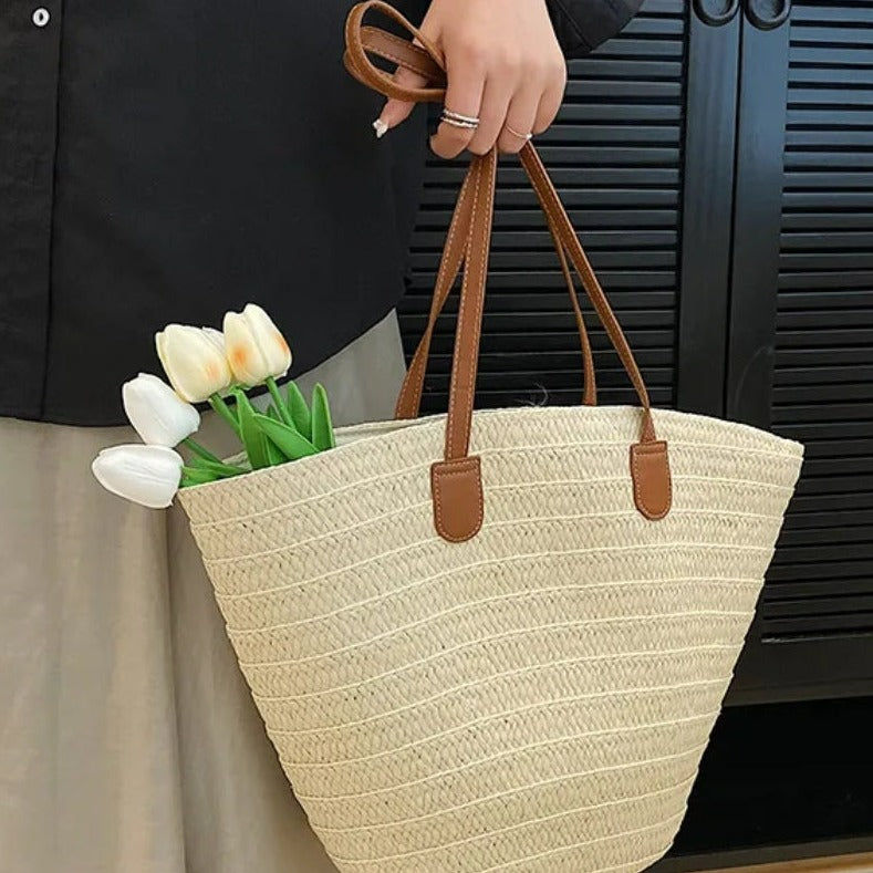 Cabas féminin de type panier