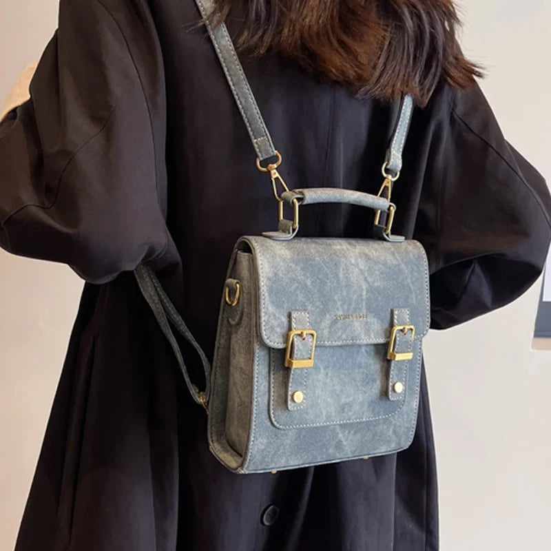 Cartable femme bleu au design élégant
