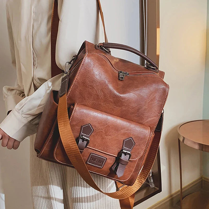 Cartable femme de style rétro