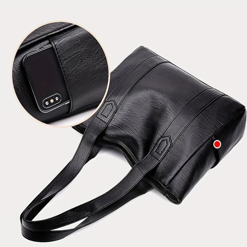 Chic sac à main décontracté conçu en simili