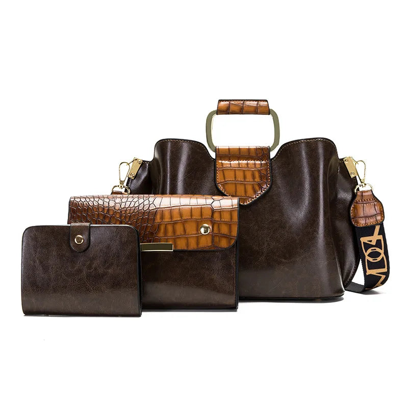 Duo assorti avec sac à main et portefeuille