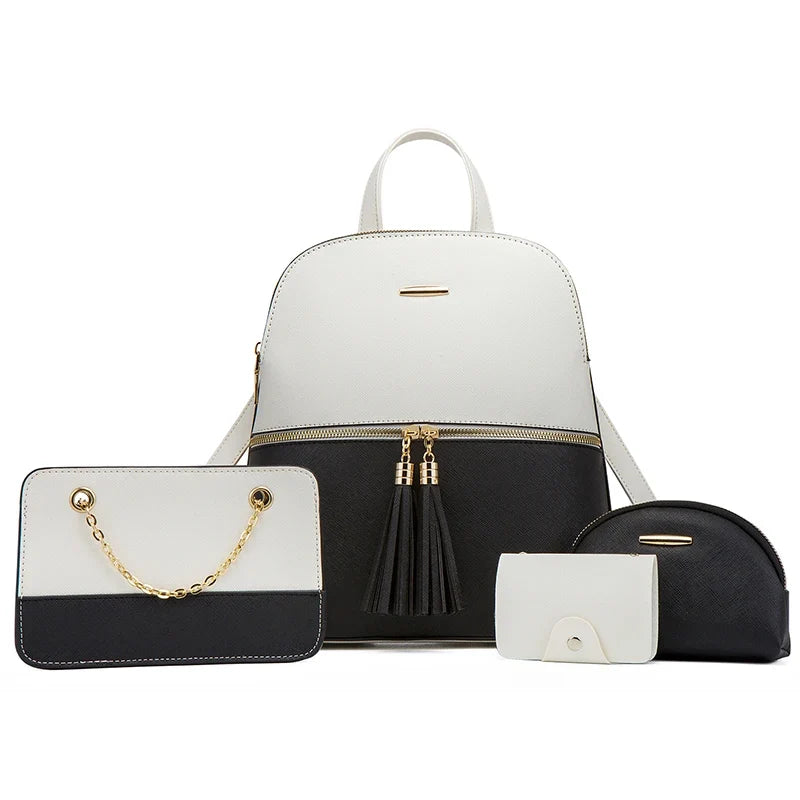 Duo féminin comprenant sac à dos et portefeuille