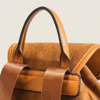 Élégant sac à dos chic effet daim
