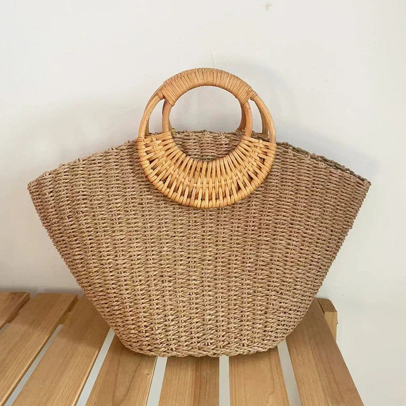 Élégant sac panier