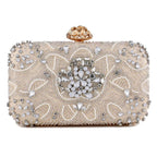 Élégante pochette avec strass
