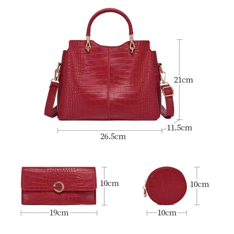 Ensemble assorti sac à main et portefeuille