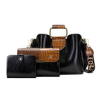 Ensemble assorti sac à main plus portefeuille