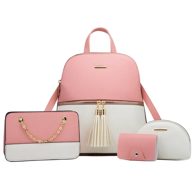 Ensemble pour femme portefeuille et sac à dos