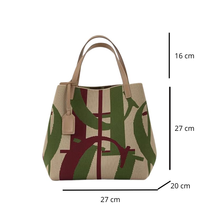 Grand sac à main à l'esthétique vintage