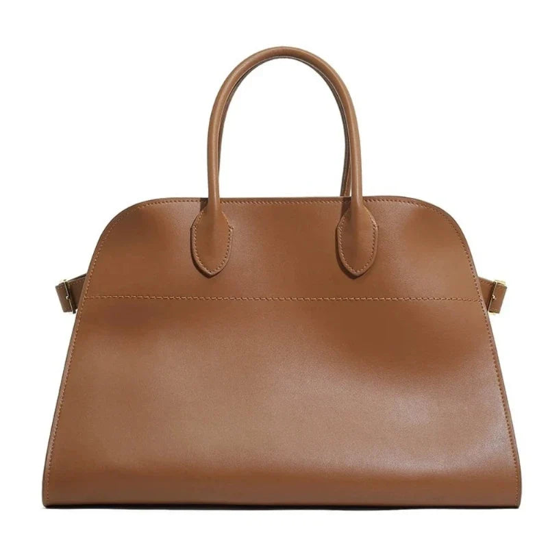 Grand sac à main fourre-tout marron