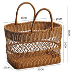 Grand sac panier en PE robuste et durable
