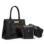 Lot coordonné pour femme sac et portefeuille
