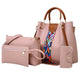 Modernes Handtaschen-Set, 4-Teilig