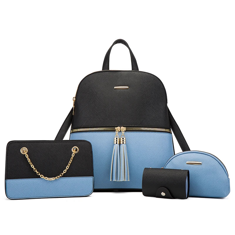 Lot femme avec portefeuille et sac à dos
