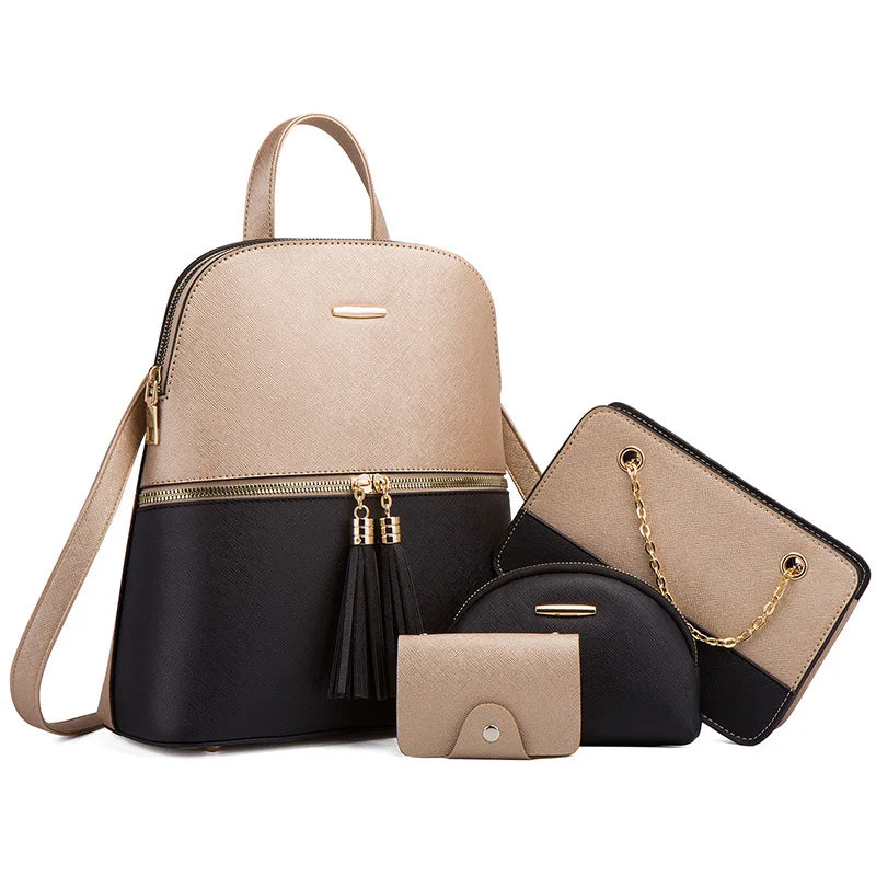 Lot sac à dos avec portefeuille femme