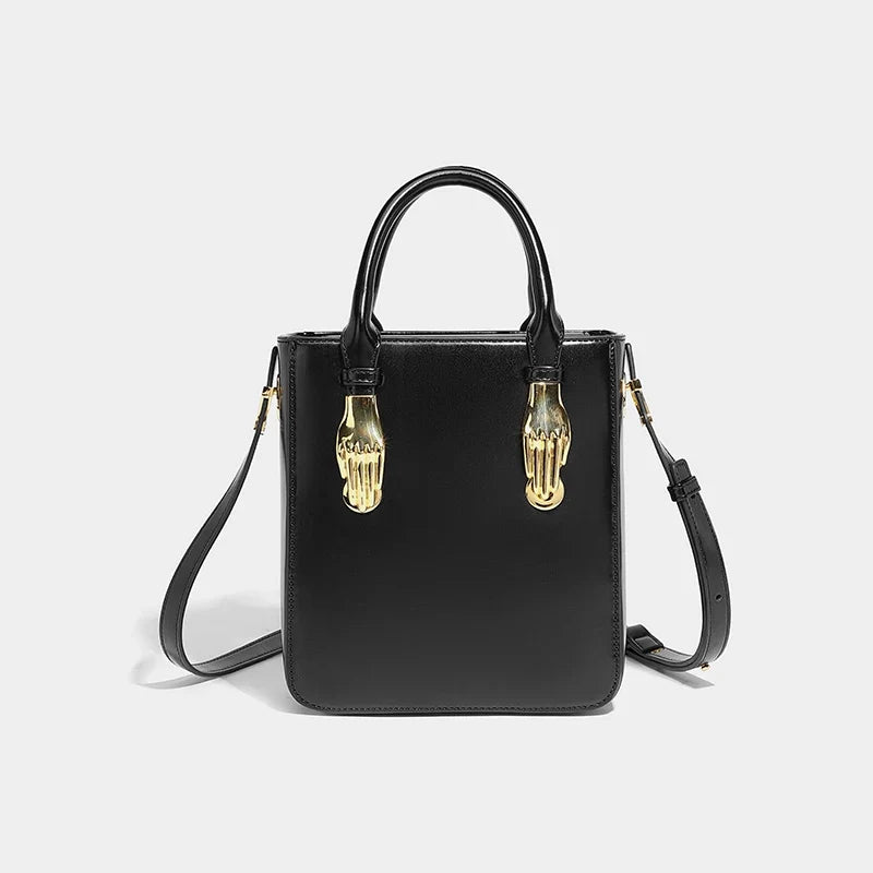 Panier à main noir au design élégant et original