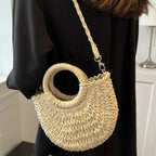 Panier en paille à porter