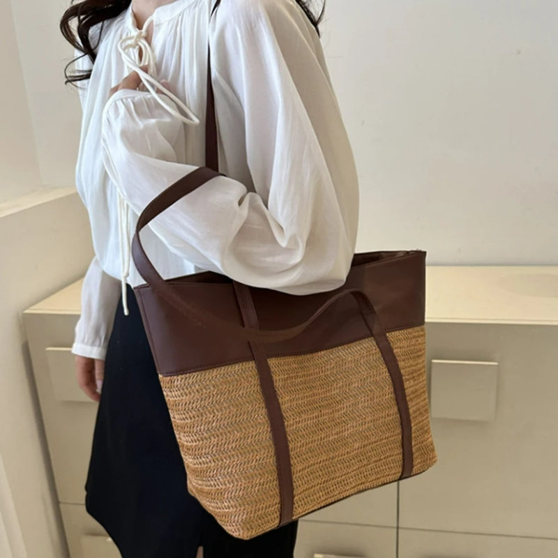 Panier-sac à main en osier