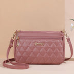 Petit sac à bandoulière en simili avec effet matelassé