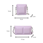 Petit sac à main de forme rectangulaire