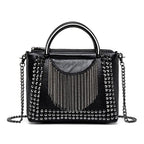 Petit sac à main noir élégant et raffiné