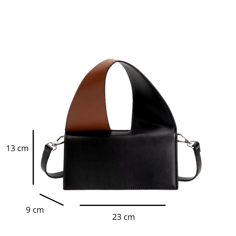 Petit sac baguette à porter à la main au design original