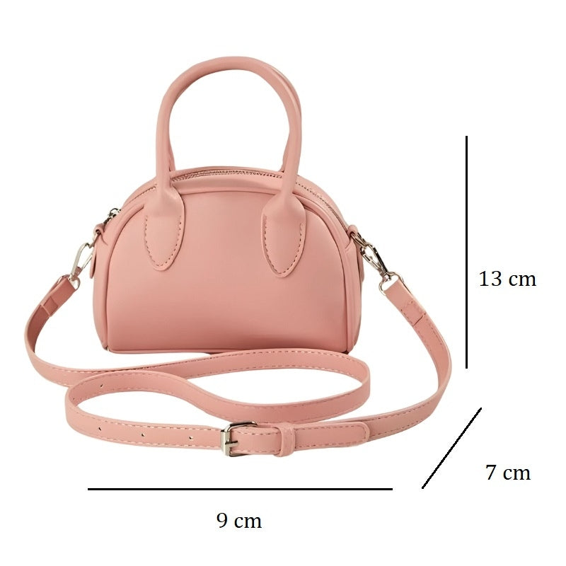 Petit sac bowling pour femme à porter à la main