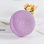 Petit sac circulaire en paille