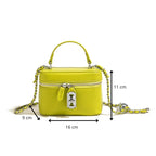 Petit sac en forme de boîte avec bandoulière