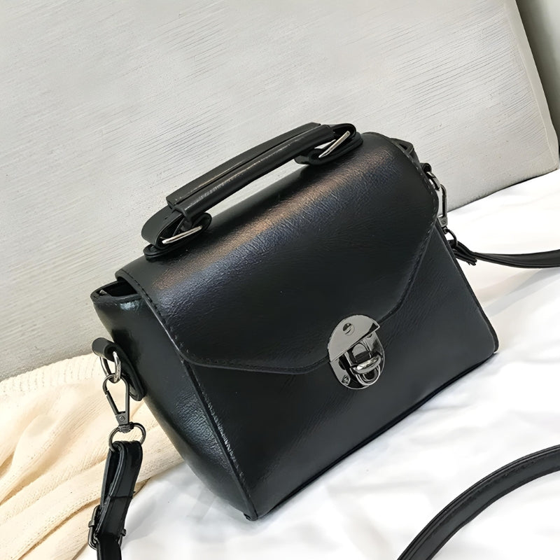 Petit sac femme à main style cartable