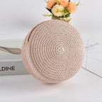 Petit sac rond en paille
