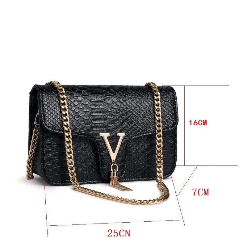 Pochette à chaîne au style luxueux