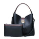 Borsa e pochette nere