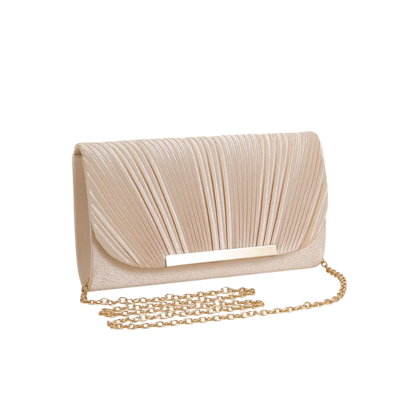 Pochette de noces dorée