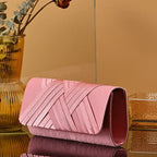 Pochette de soirée moderne au coloris rose