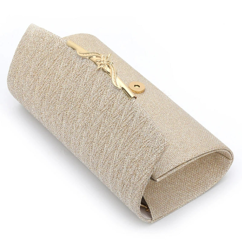 Pochette élégante de soirée luxe