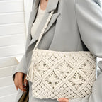 Pochette façon macramé