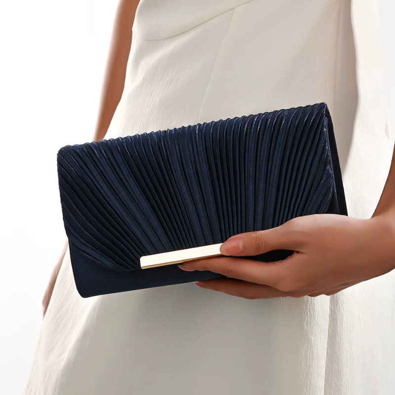 Pochette mariage au ton doré