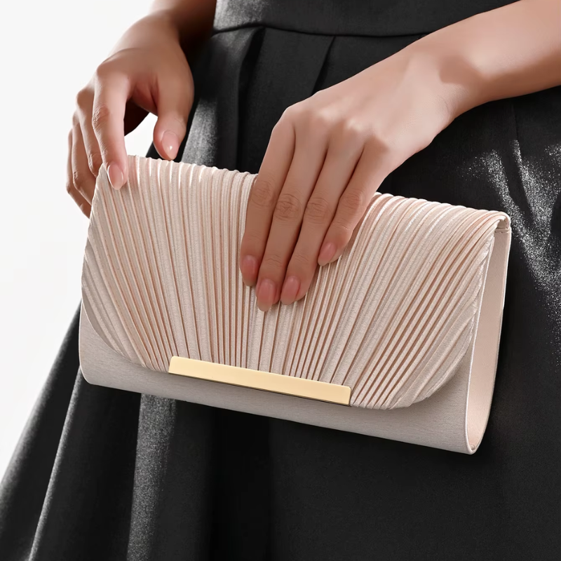 Pochette mariage couleur dorée